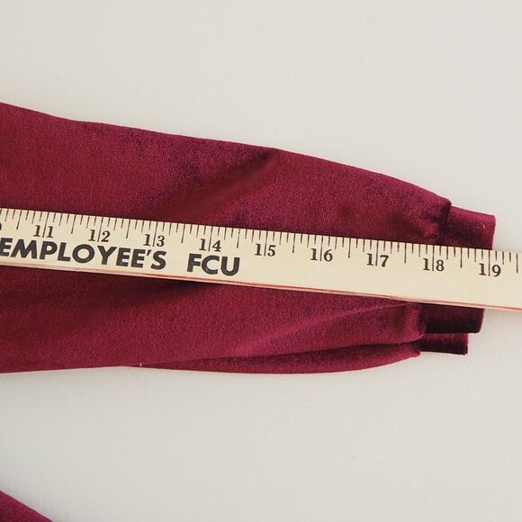 Vintage Bow Age Girls Holiday Dress Size 6 Velour Lace Victorian Made in USA - Picture 8 of 9